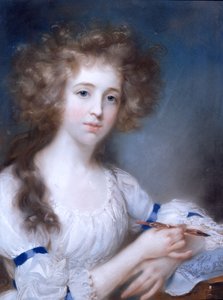 Portræt af en dame (pastel)
